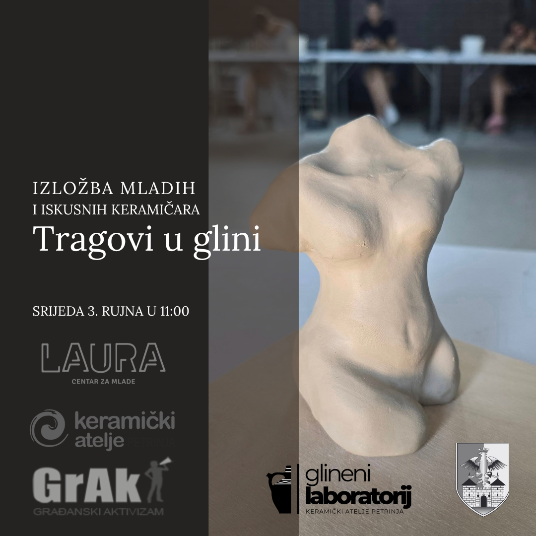 TRAGOVI U GLINI - najava izložbe mladih keramičara