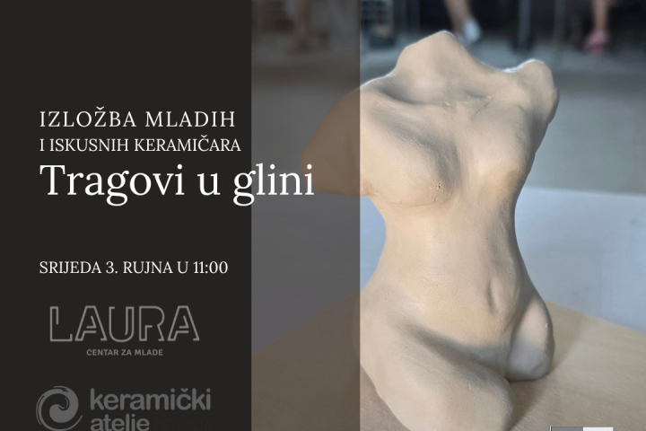 TRAGOVI U GLINI - najava izložbe mladih keramičara
